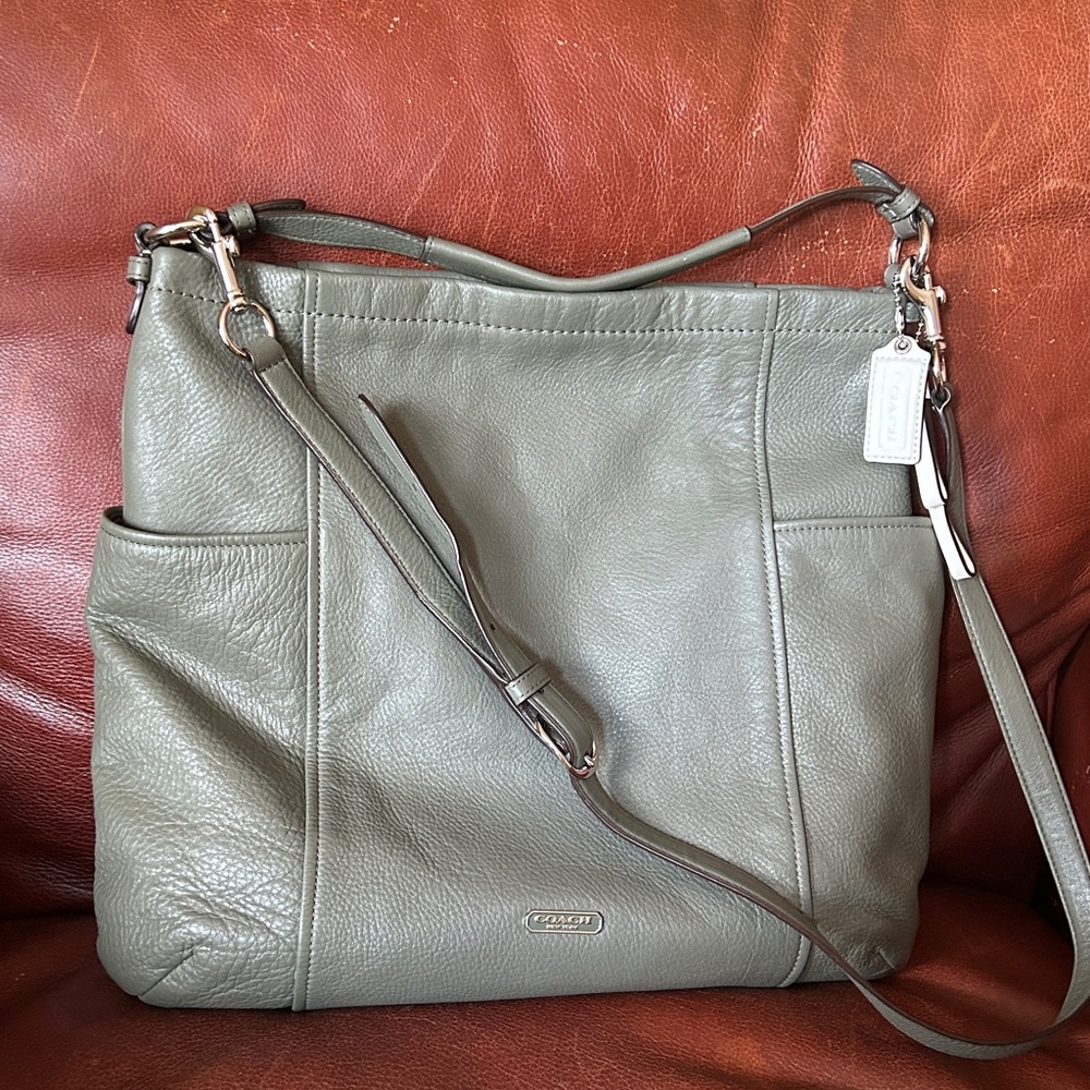 Coach Leather Hobo